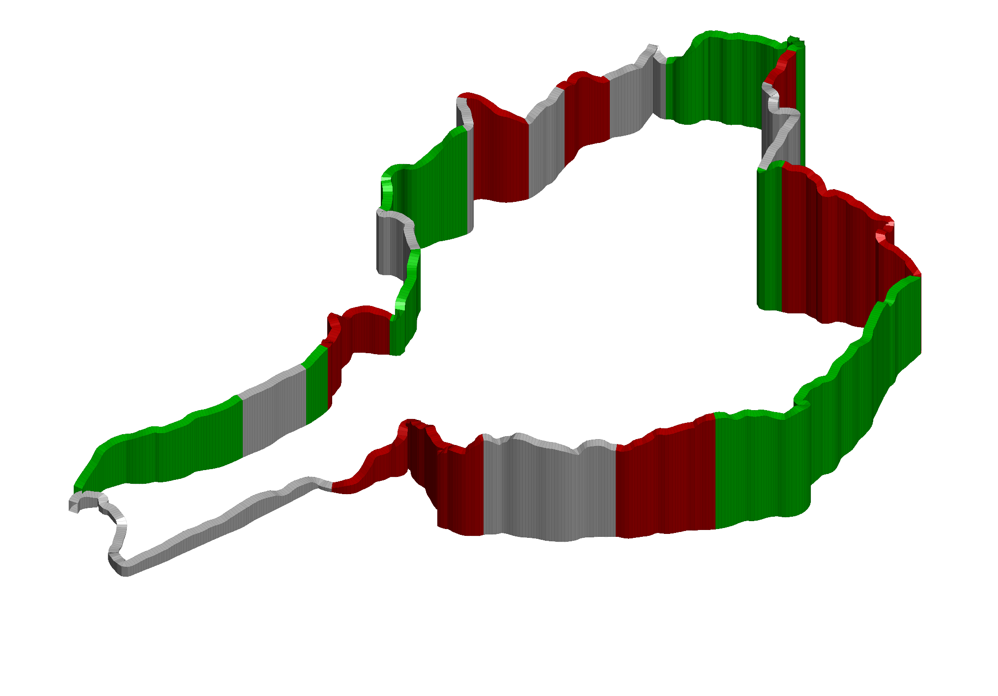 Stigningsprofil 1 hovedløype